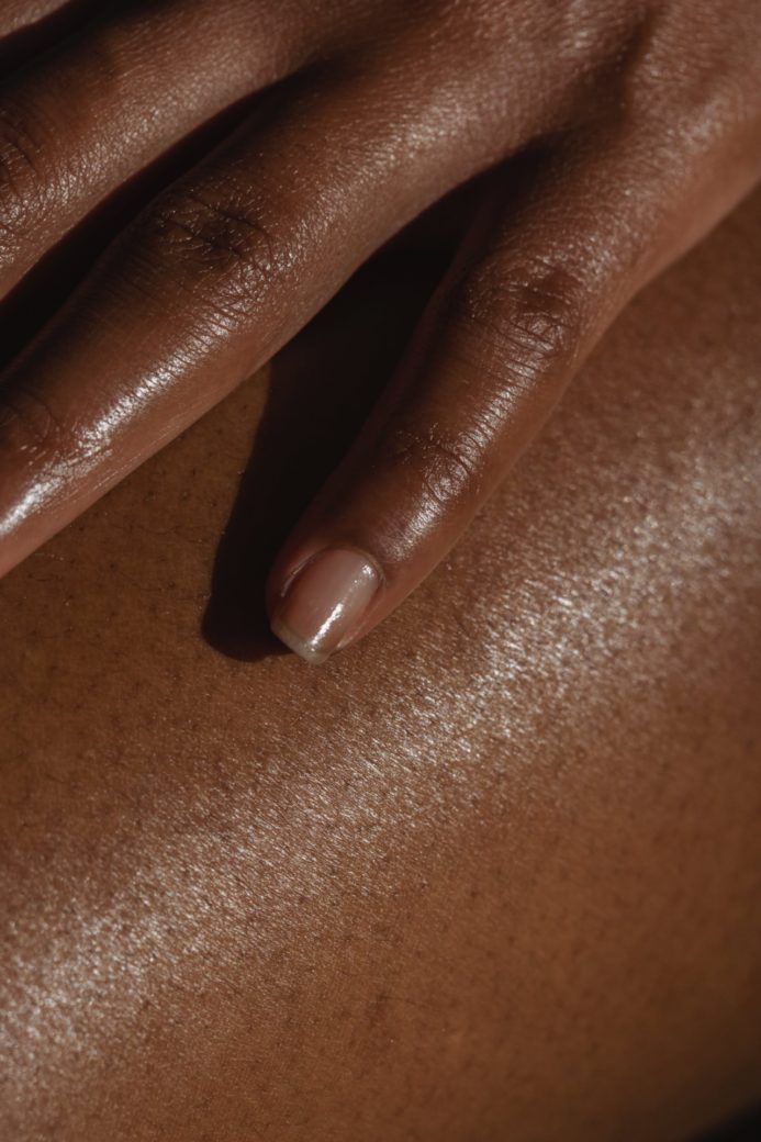 Photo by Angela Roma : https://www.pexels.com/photo/crop-ethnic-person-touching-bare-skin-7480273/