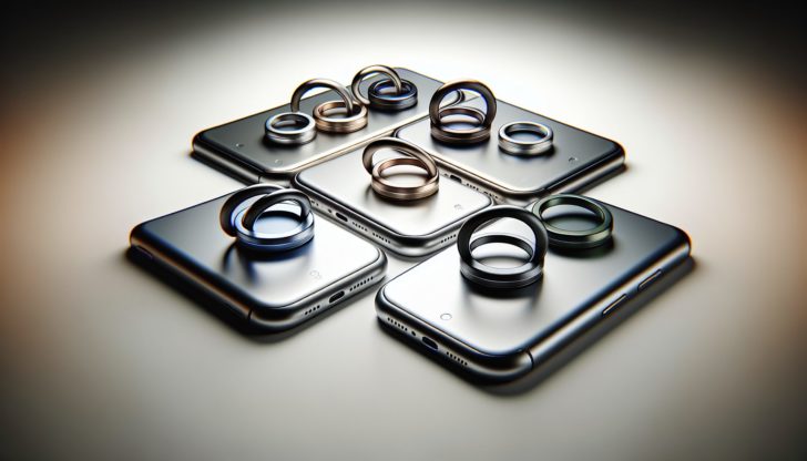 Artistic rendering of sleek and slim MagSafe ring designs