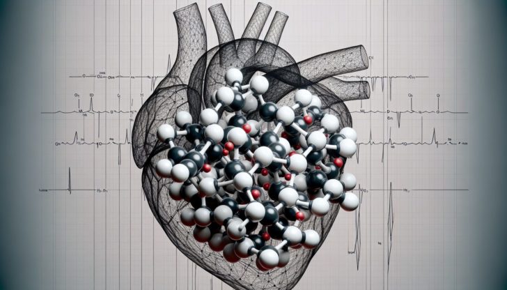 Illustration of a molecule structure representing Icosapent Ethyl