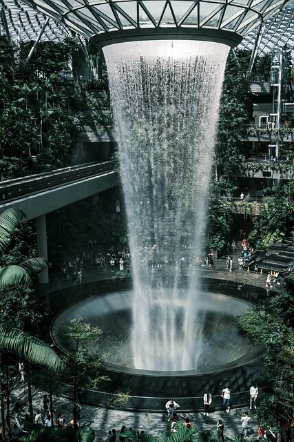 jewel changi airport, attraction, singapore