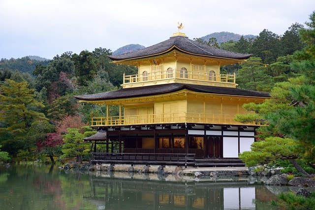 kinkaku-ji, temple, kyoto