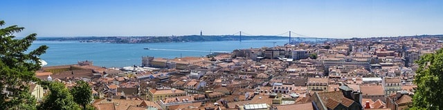 lisbon, outlook, castle de sao jorge