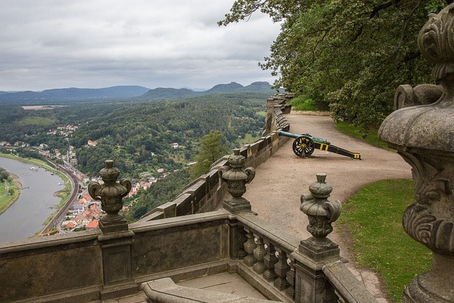 cannon, saxon switzerland, königstein