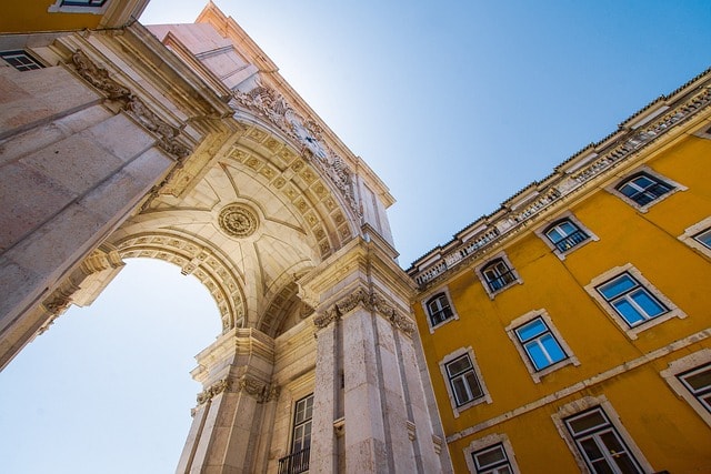 lisbon, arch, monument