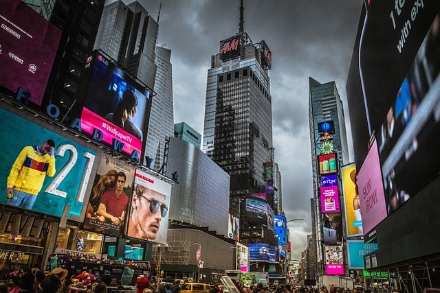 new york, time square, broadway