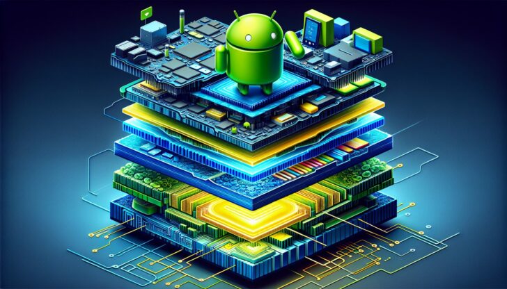 An illustration of the Android architecture layers.