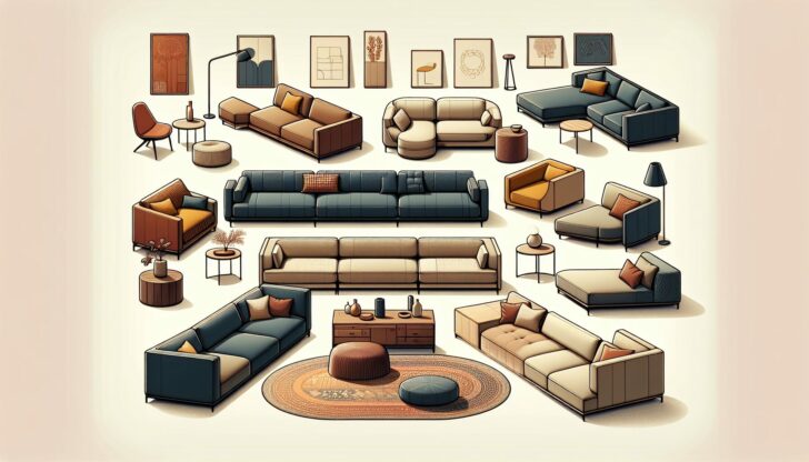 Versatile sectionals for any living room with modern designs and ample seating.