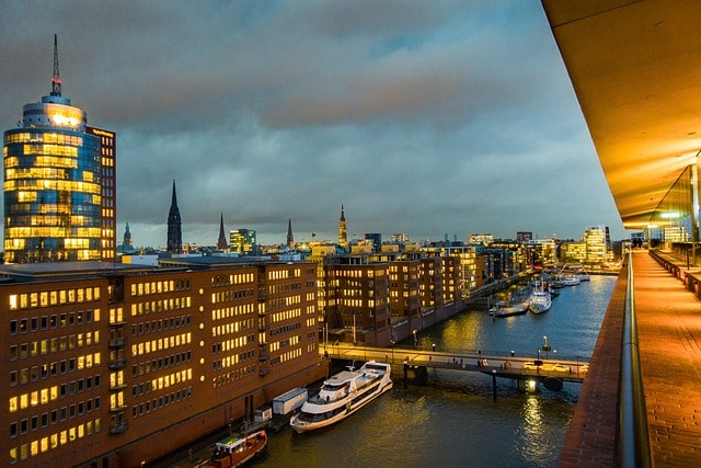 hamburg, city, ships