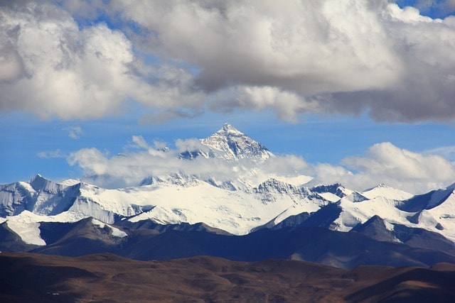 mount everest, himalayas, nature