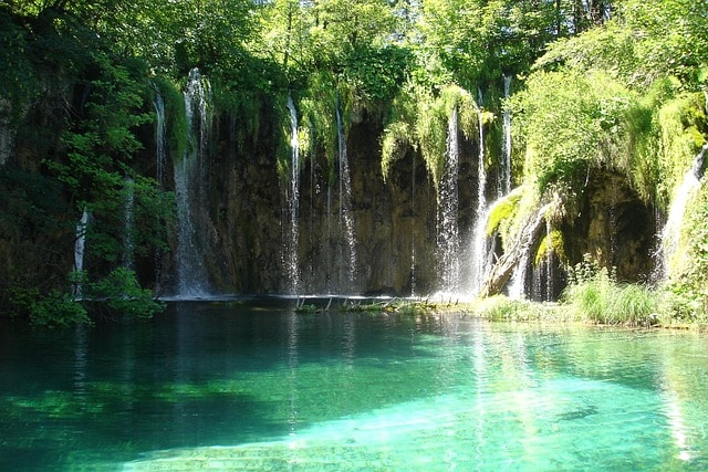 plitvice lakes, nature, water