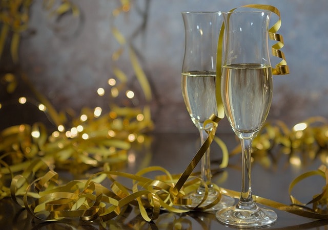 sylvester, happy new year, sparkling wine