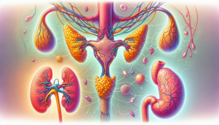 An illustration of key endocrine glands and their functions.