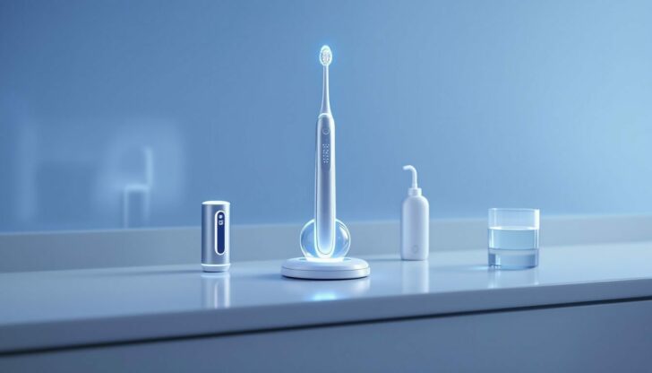 How to maintain your auto toothbrush, focusing on cleaning and storage tips.