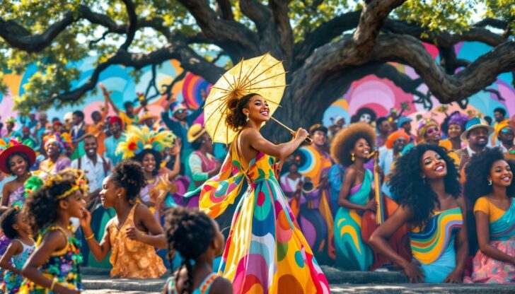 Exploring local neighborhoods and cultural sites in New Orleans during the Jazz and Heritage Festival.